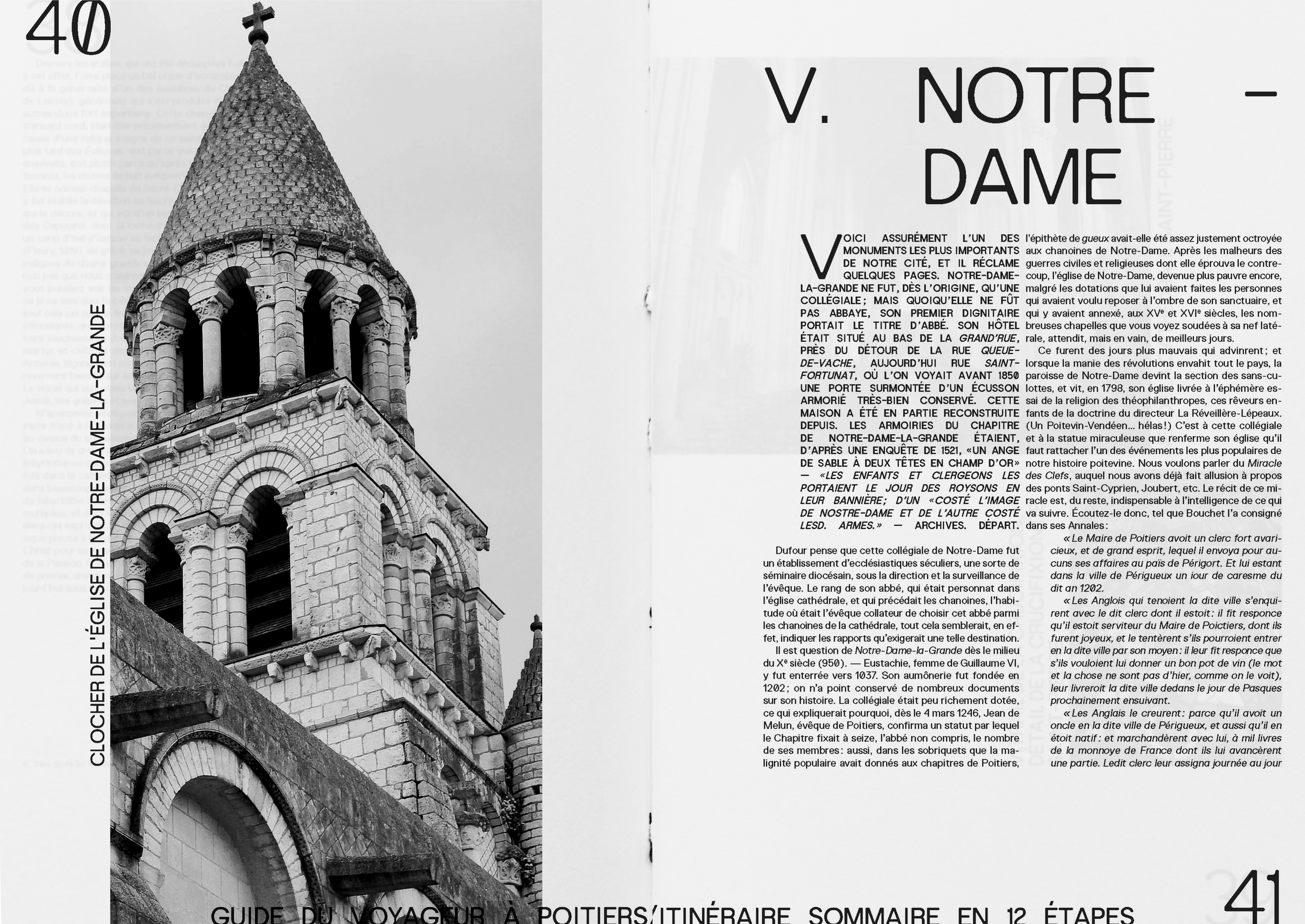 Guide du voyageur à Poitiers